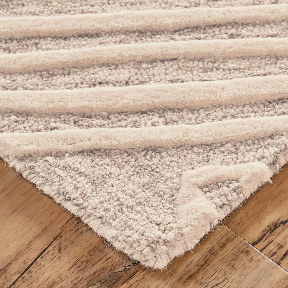 Feizy Enzo 8737F 5&#39; x 8&#39; Ivory and Natural Area Rug, , large