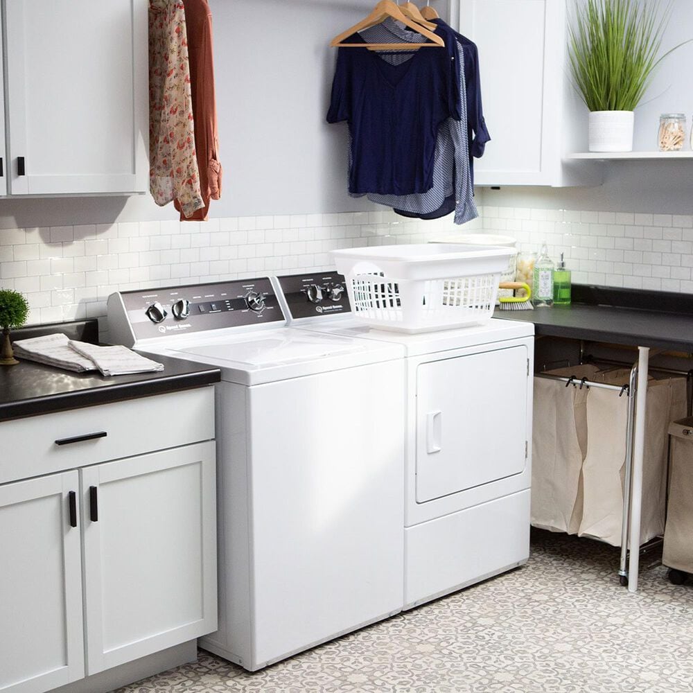 Speed Queen 7 Cu. Ft. Front Load Electric Dryer with Steam in White, , large