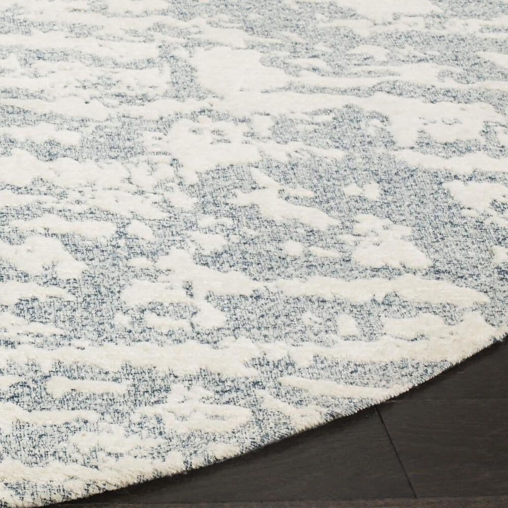 Safavieh Marbella MRB631C 6&#39; Round Blue and Ivory Area Rug, , large