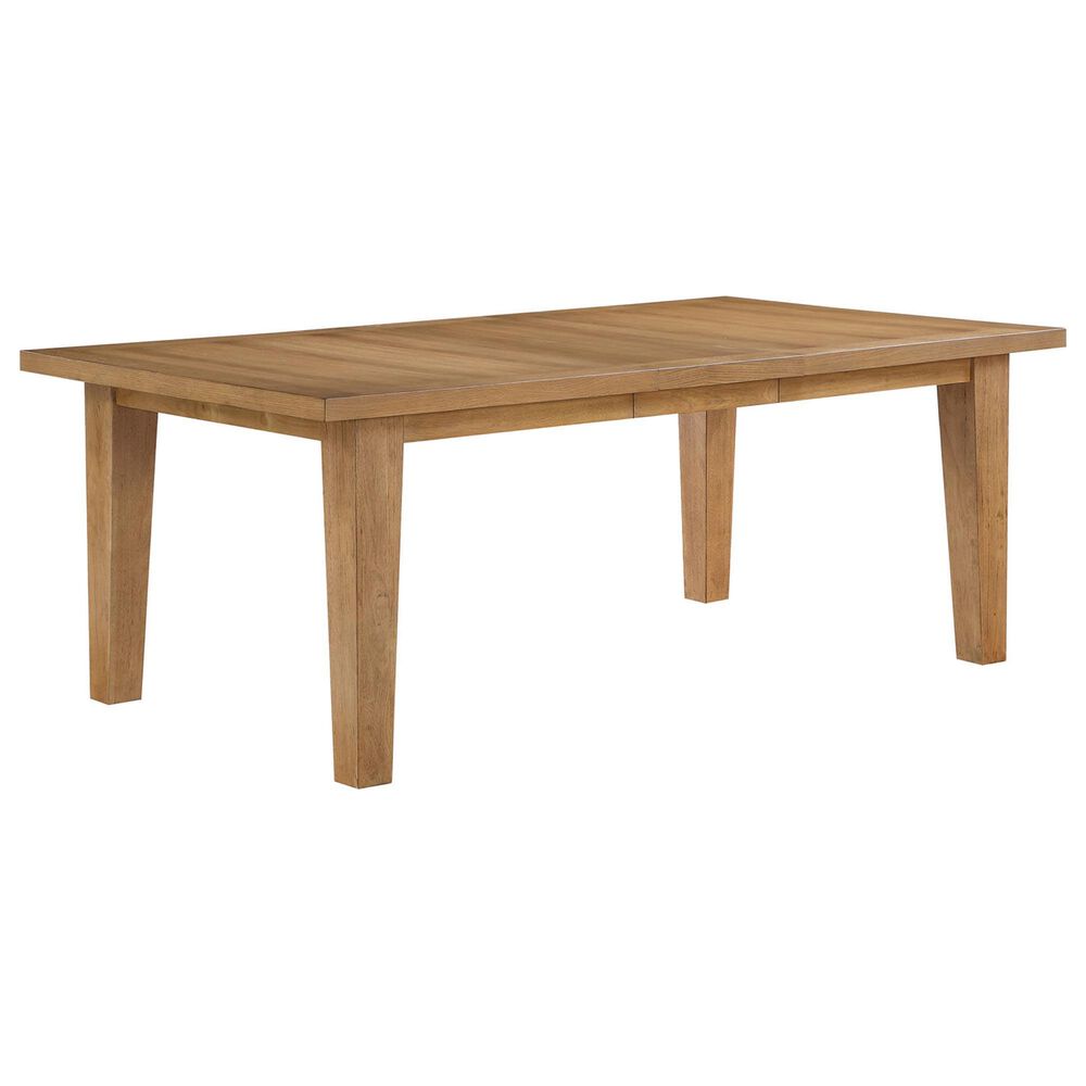 Crystal City Sommerset 7-Piece Rectangular Dining Set in Natural Oak and Black, , large