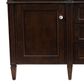 James Martin Vanities Brittany 60" Double Bathroom Vanity in Burnished Mahogany with 3 cm Eternal Jasmine Pearl Quartz Top, , large