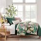 Levtex Mills Waffle 3-Piece King/California King Quilt Set in Forest Green, , large