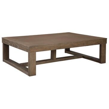 Ashley Cariton Cocktail Table in Grayish Brown, , large
