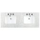 James Martin Vanities Bristol 60" Double Bathroom Vanity in Whitewashed Walnut with 3 cm Eternal Jasmine Pearl Quartz Top and Rectangle Sinks, , large