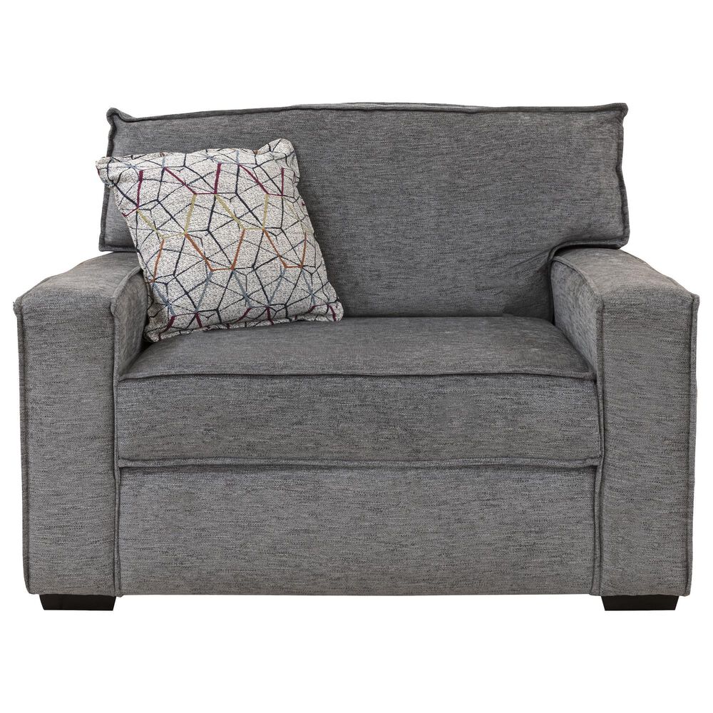 Ball Creek Designs Lyndon Chair and a Half in Brevard Greys NFM