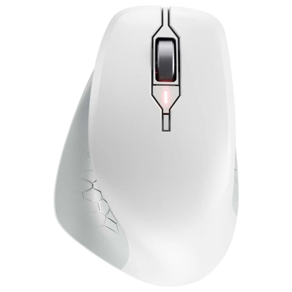 Cherry Ergonomic Wireless Mouse with Quiet Click Buttons in White, , large
