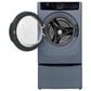 Electrolux 400 Series 4.5 Cu. Ft. Front Load Washer and 8 Cu. Ft. Gas Dryer Laundry Pair with Two Pedestal Storage Drawers in Denim Blue, , large