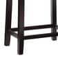 Linon Home Decor Claridge Counter Stool in Black, , large