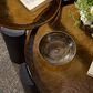 Four Hands Rover Nesting Table in Amber Cast Glass and Black Antique, , large