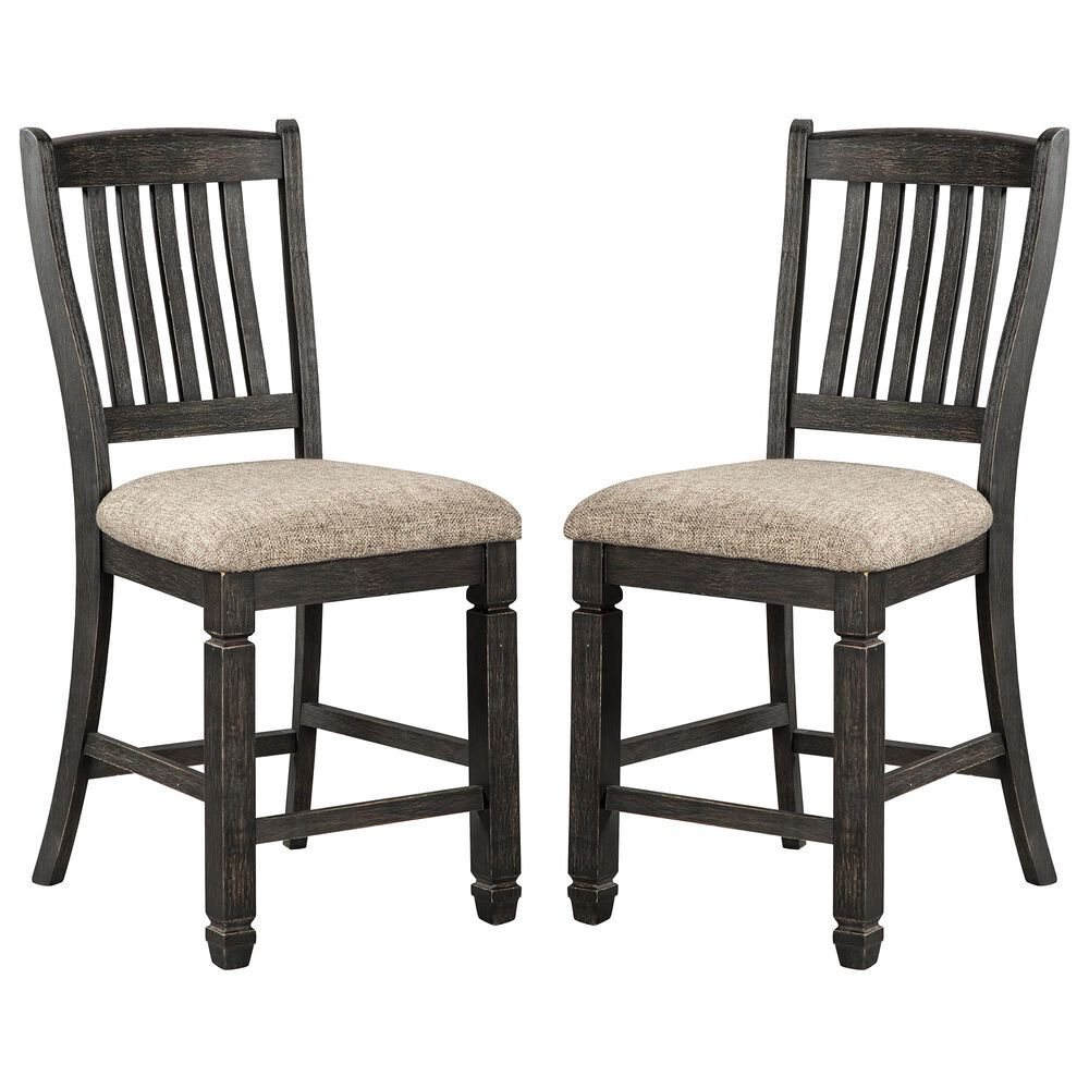 Ashley Tyler Creek Counter Stool in Grayish Brown (Set of 2), , large