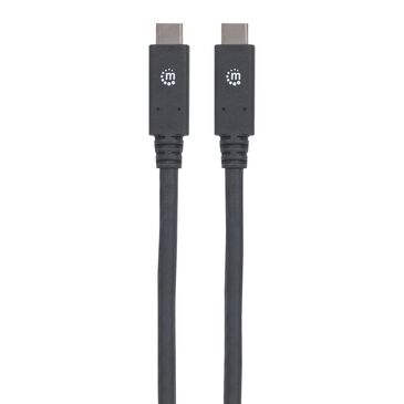 Manhattan 6" USB 3.2 Gen 1, Type-C Male to Type-C Male, 5 Gbps in Black, , large