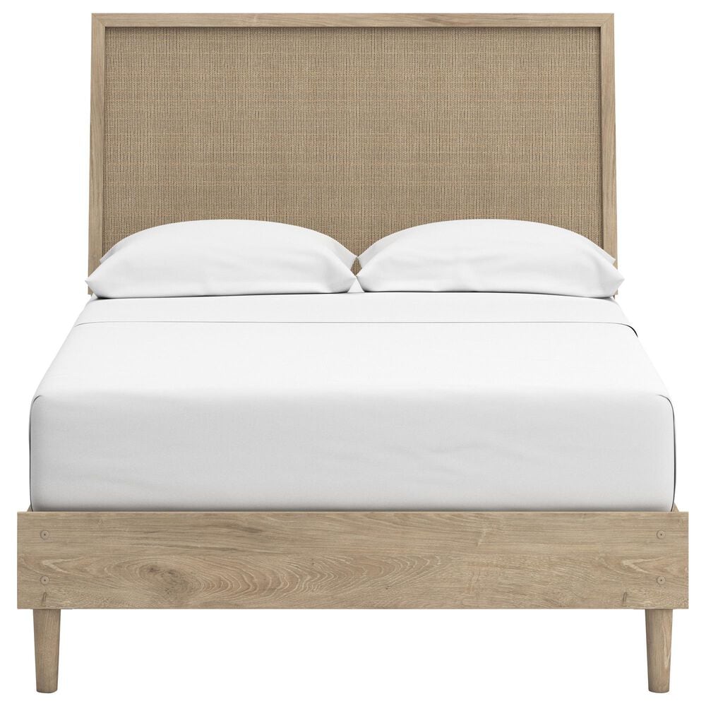 Ashley Cielden Full Platform Bed in Tan, , large