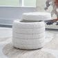 Ashley Duntler Storage Ottoman in Ivory, , large