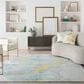 Nourison Prismatic 3"9" x 5"9" Seafoam Gold Area Rug, , large