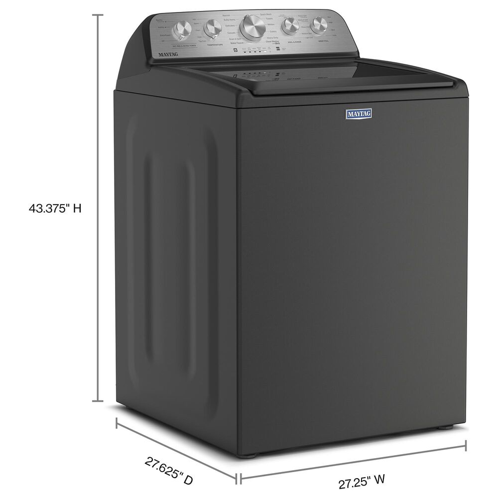 Maytag 4.8 Cu. Ft. Top Load Pet Pro Washer in Volcano Black, , large