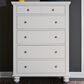 Riva Ridge Cambridge 5-Drawer Chest in White, , large