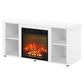 HOMLUX 47" Fireplace TV Stand in White, , large