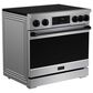 Thor Kitchen Gordon Ramsay 6 Cu. Ft. Professional Induction Range with Black Handle Kit in Stainless Steel, , large