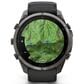 Garmin fenix 9 Pro inReach Smartwatch 51mm Carbon Gray DLC Titanium with Black and Pebble Gray Silicone Band, , large