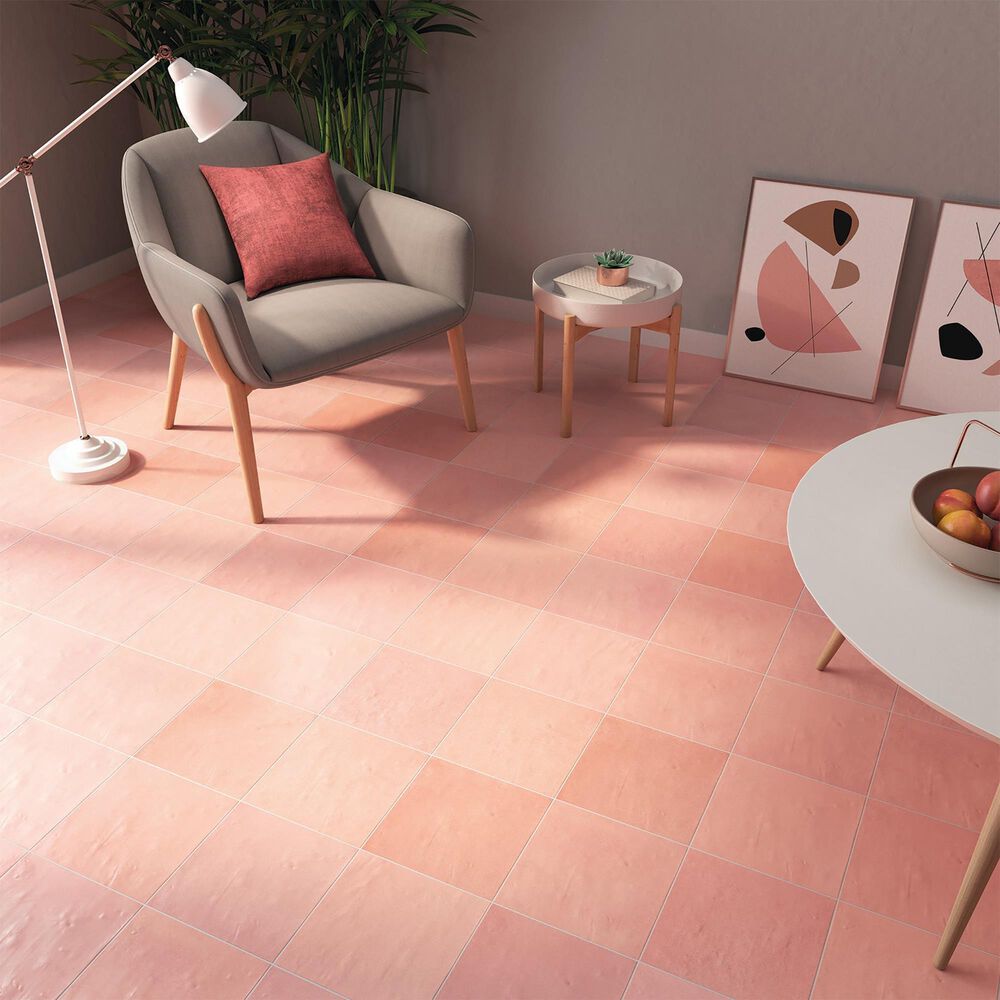 Emser Passion Rosa 9&quot; x 9&quot; Matte Porcelain Tile, , large