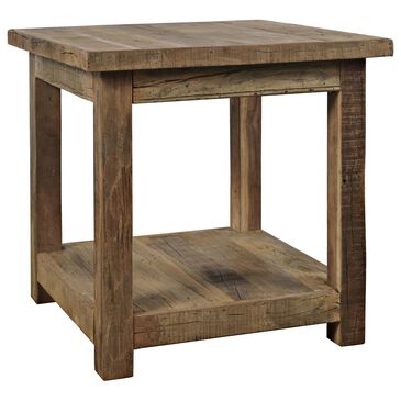 Waltham Reclamation 1-Shelf End Table in Brown, , large