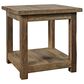 Waltham Reclamation 1-Shelf End Table in Brown, , large
