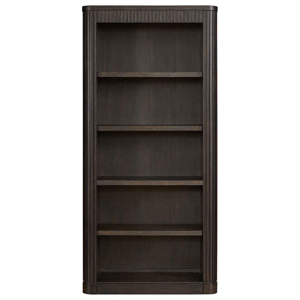 Wycliff Bay Tulane 76&quot; Open Bookcase In Dark Chocolate, , large
