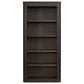 Wycliff Bay Tulane 76" Open Bookcase In Dark Chocolate, , large