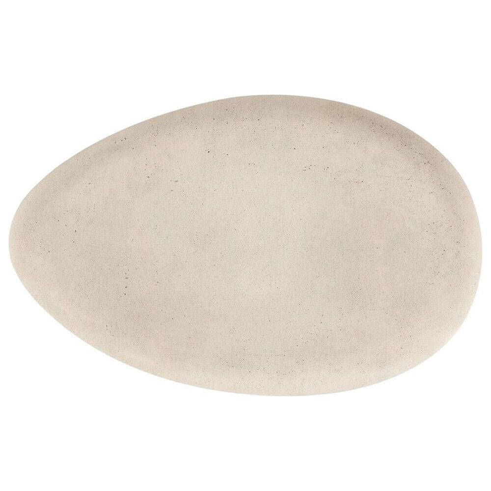 Phillips Collection River Stone Large Patio Coffee Table in Roman Stone, , large