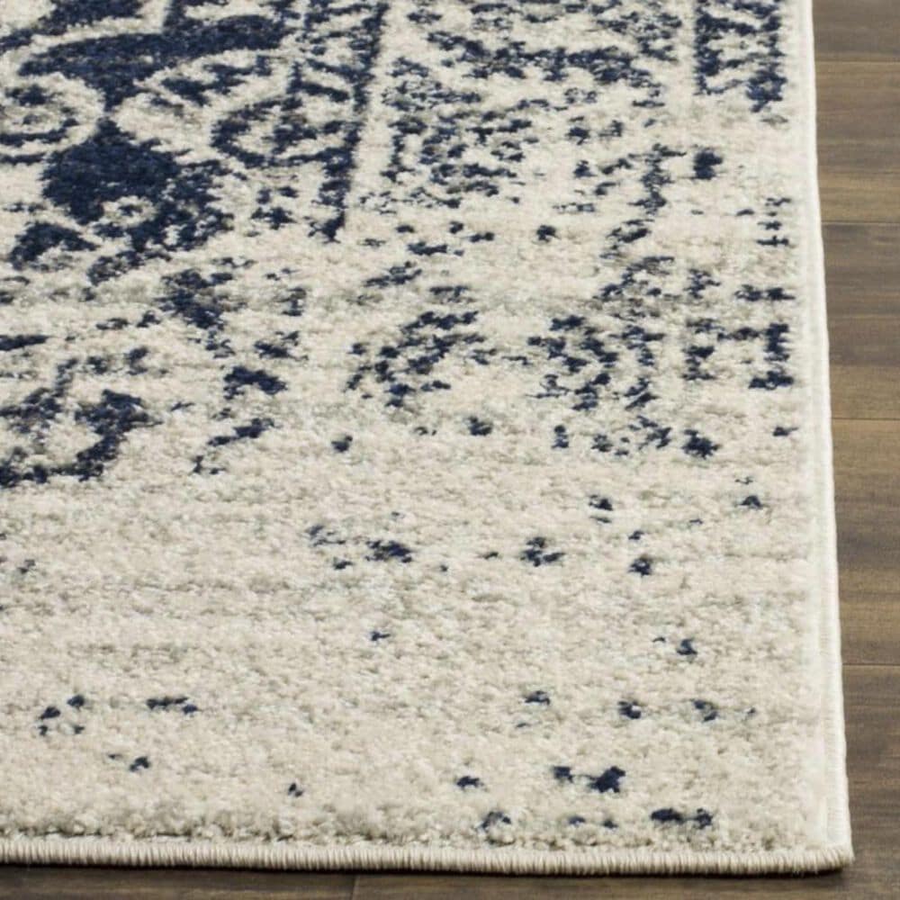 Safavieh Madison MAD603D 2&#39;3&quot; x 16&#39; Cream and Navy Runner, , large