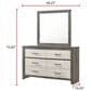 Crown Mark Rhett 3-Piece Queen Platform Bedroom Set in Gray and White, , large