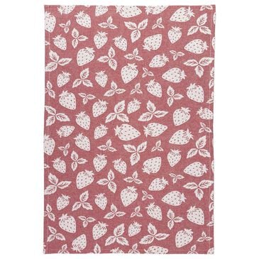 MuKitchen Jacquard Woven Towel in Strawberry Patch, , large