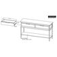 Fallridge Dark Mita Sofa Table in Stained Dark, , large