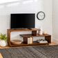 Walker Edison 60" Rustic Solid Wood TV Console in Amber, , large