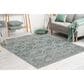 Radici USA Livigno Southwestern 5"3" x 7"3" Green Area Rug, , large