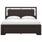 Ashley Covetown King Bed in Dark Brown, , large