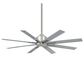 Minka-Aire Xtreme H2O 52" Indoor/Outdoor Ceiling Fan in Brushed Nickel Wet, , large