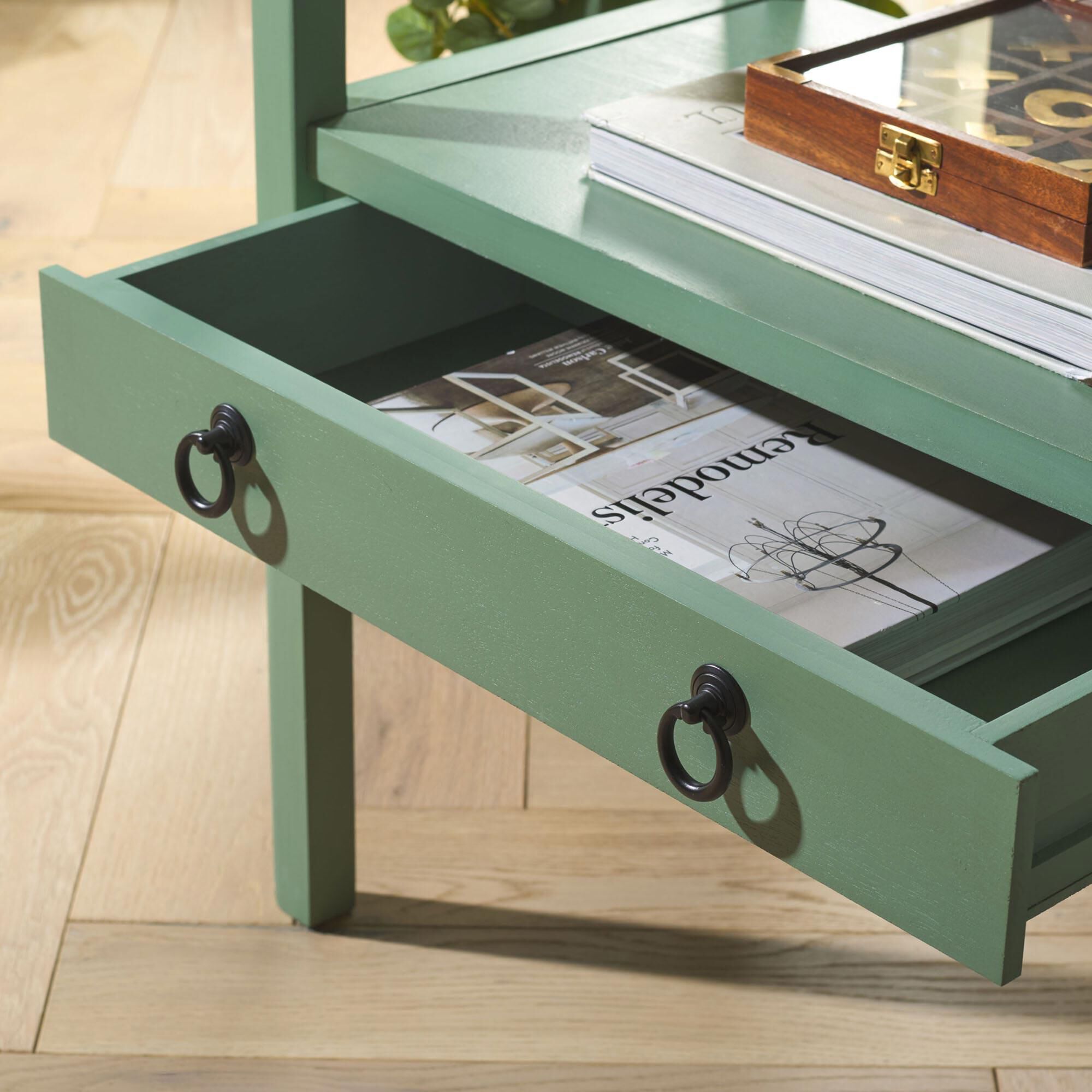 Safavieh Darlyn Rectangle Accent Table in Sage