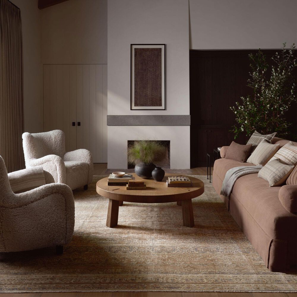 Amber Lewis x Loloi Molly Natural and Denim 2'7" x 10' Runner, , large