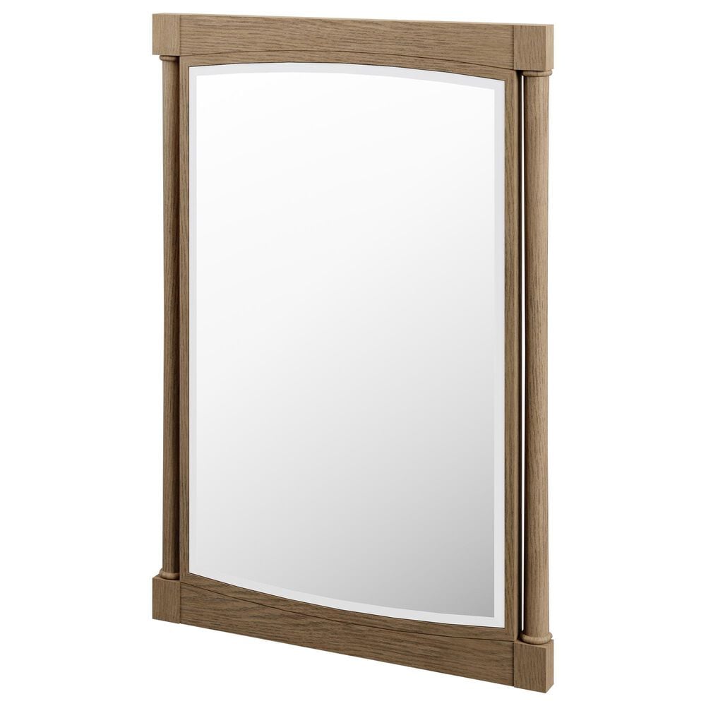 James Martin Kinnsden 26" Rectangular Mirror in Weathered Oak, , large