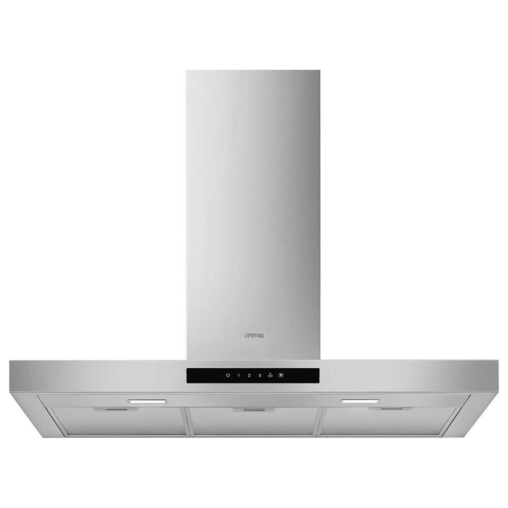 SMEG 36" Flat T-Shape Universal Brushed Hood in Stainless Steel, , large