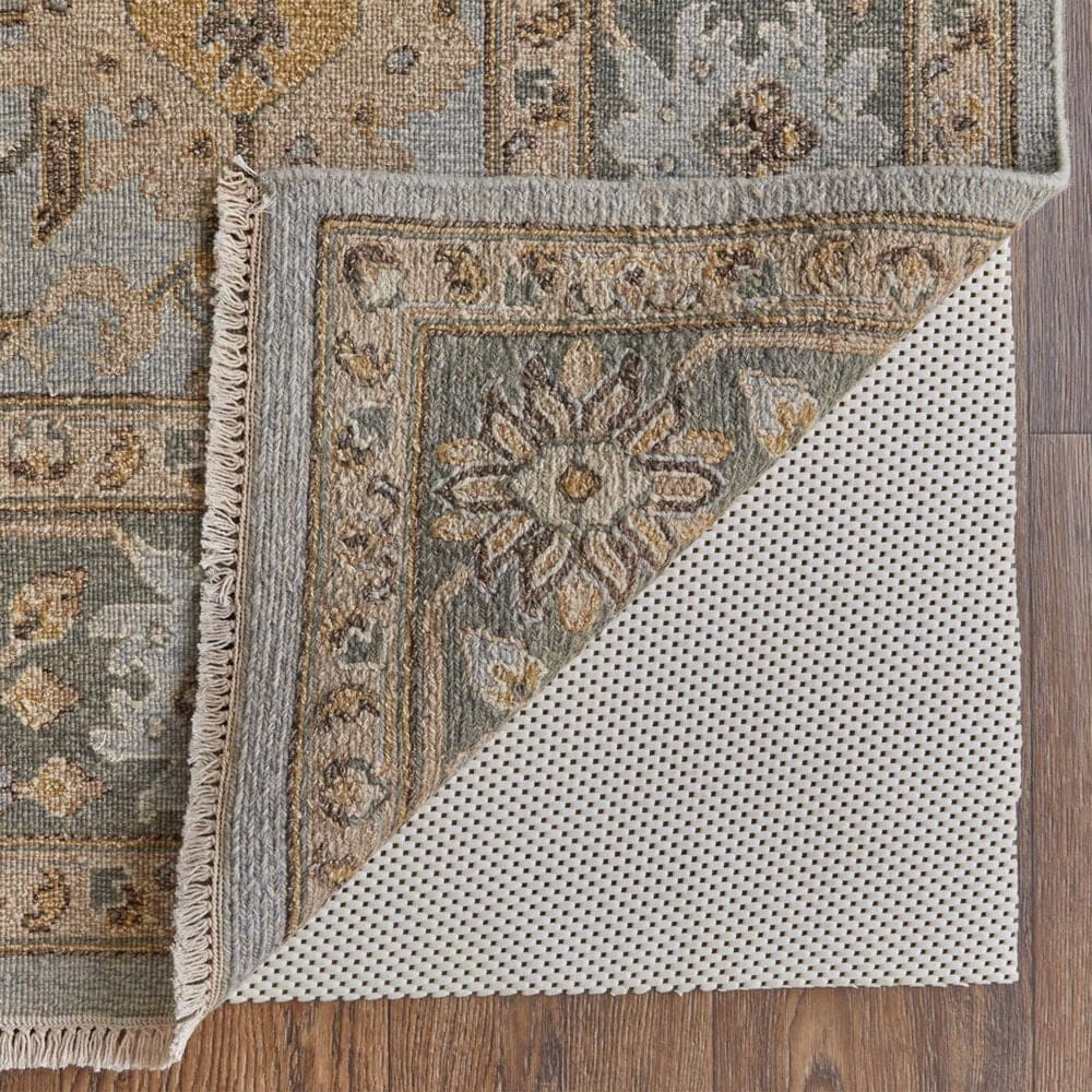 Feizy Corbitt 7&#39;9&quot; x 9&#39;9&quot; Blue and Gold Area Rug, , large