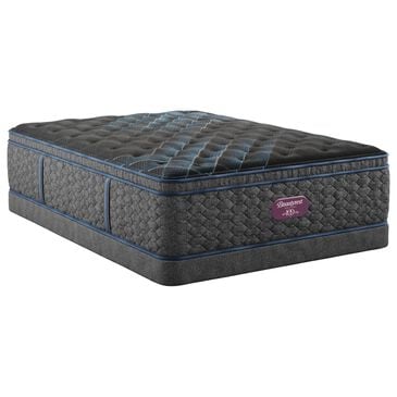 Beautyrest World Class Level Four Plush Pillow Top Full Mattress with Low Profile Box Spring, , large