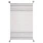 Safavieh Montauk MTK214F 3" x 5" Grey and Ivory Area Rug, , large
