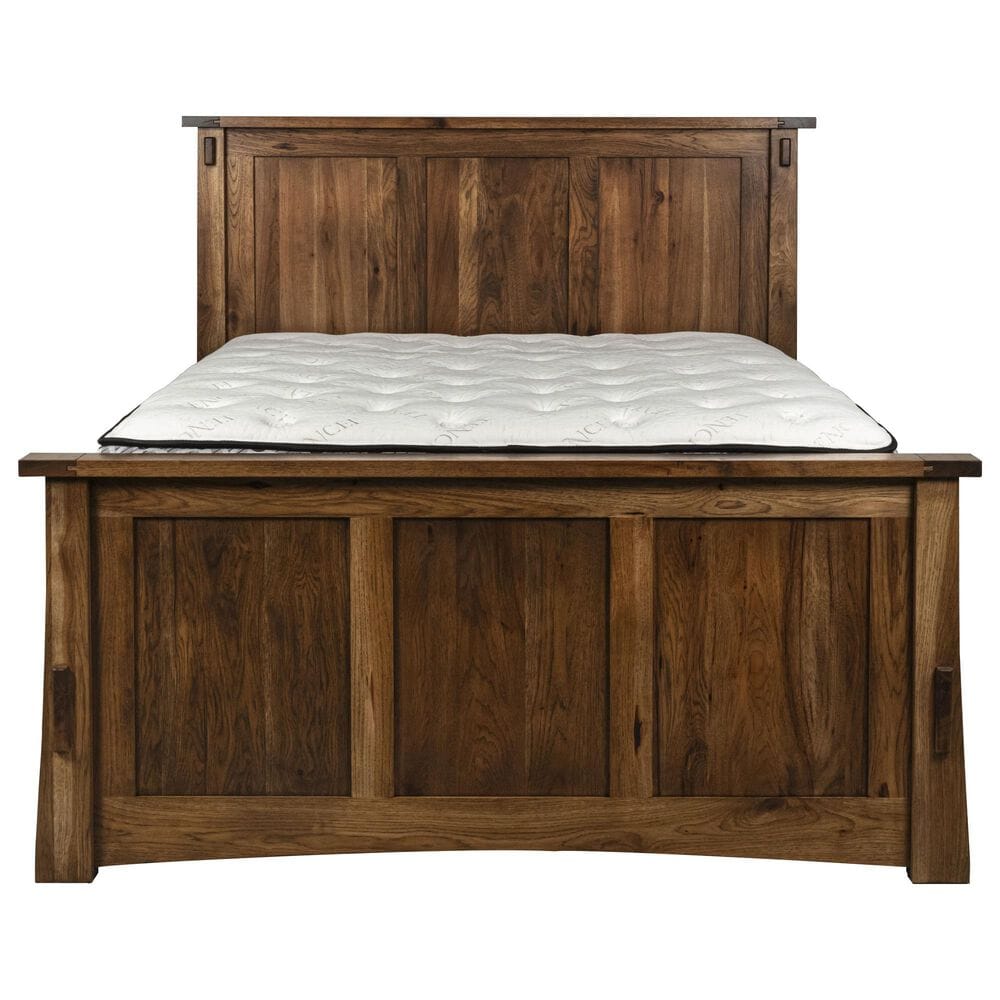 Briarwood Jack and Jill Queen Bed in Rustic Hickory Cappuccino, , large