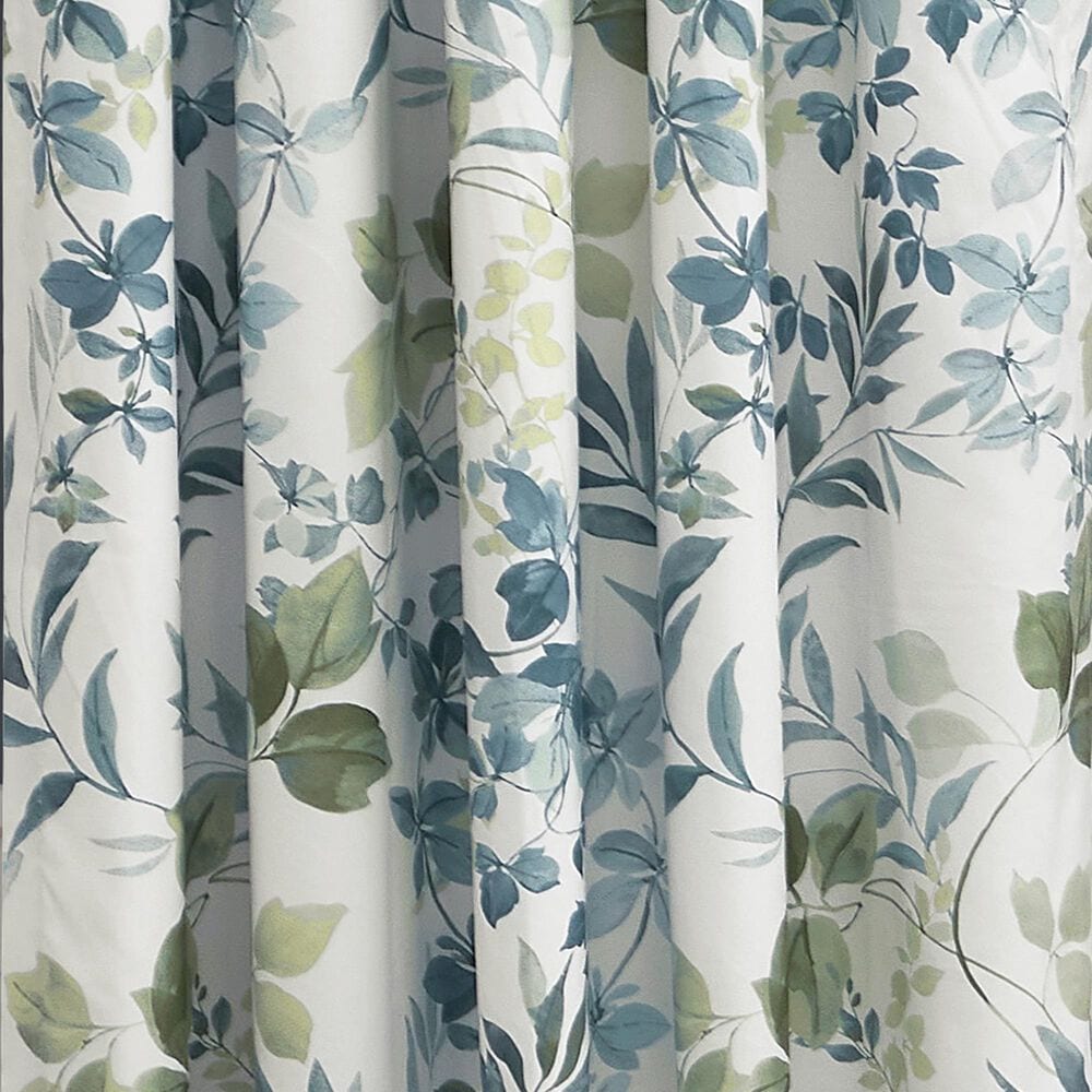 Royal Court Evergreen 84&quot; x 50&quot; Window Panel Pair in Blue and Green, , large