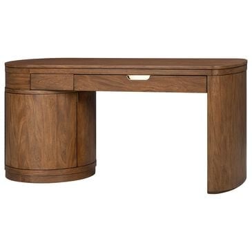 Riva Ridge Caden Single Pedestal Desk in Spiced Caramel, , large