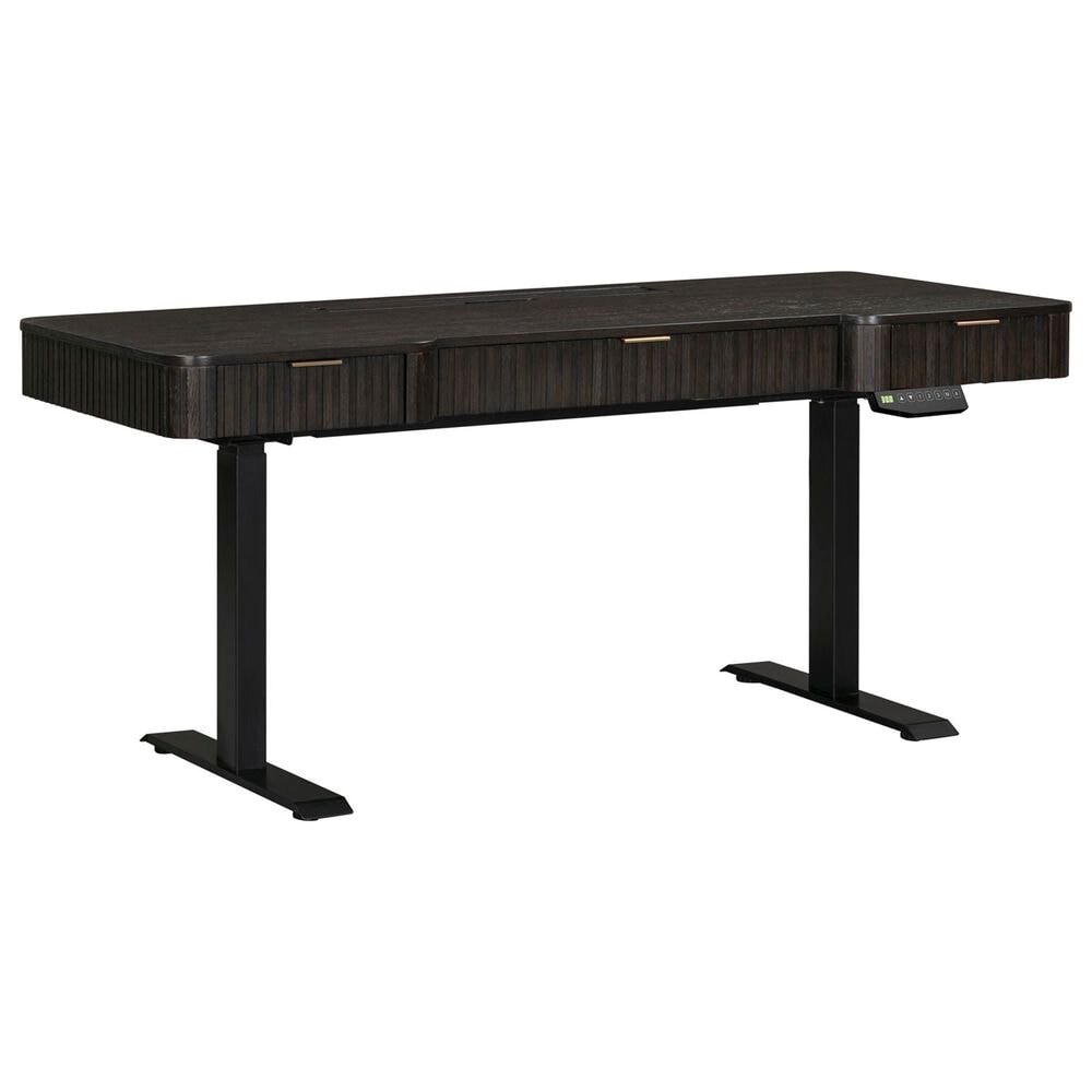 Riva Ridge Rylan 60" Adjustable Lift Desk in Dark Roast, , large