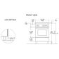 Bertazzoni Professional 2.5 Cu.Ft. Gas Range in Stainless Steel, , large