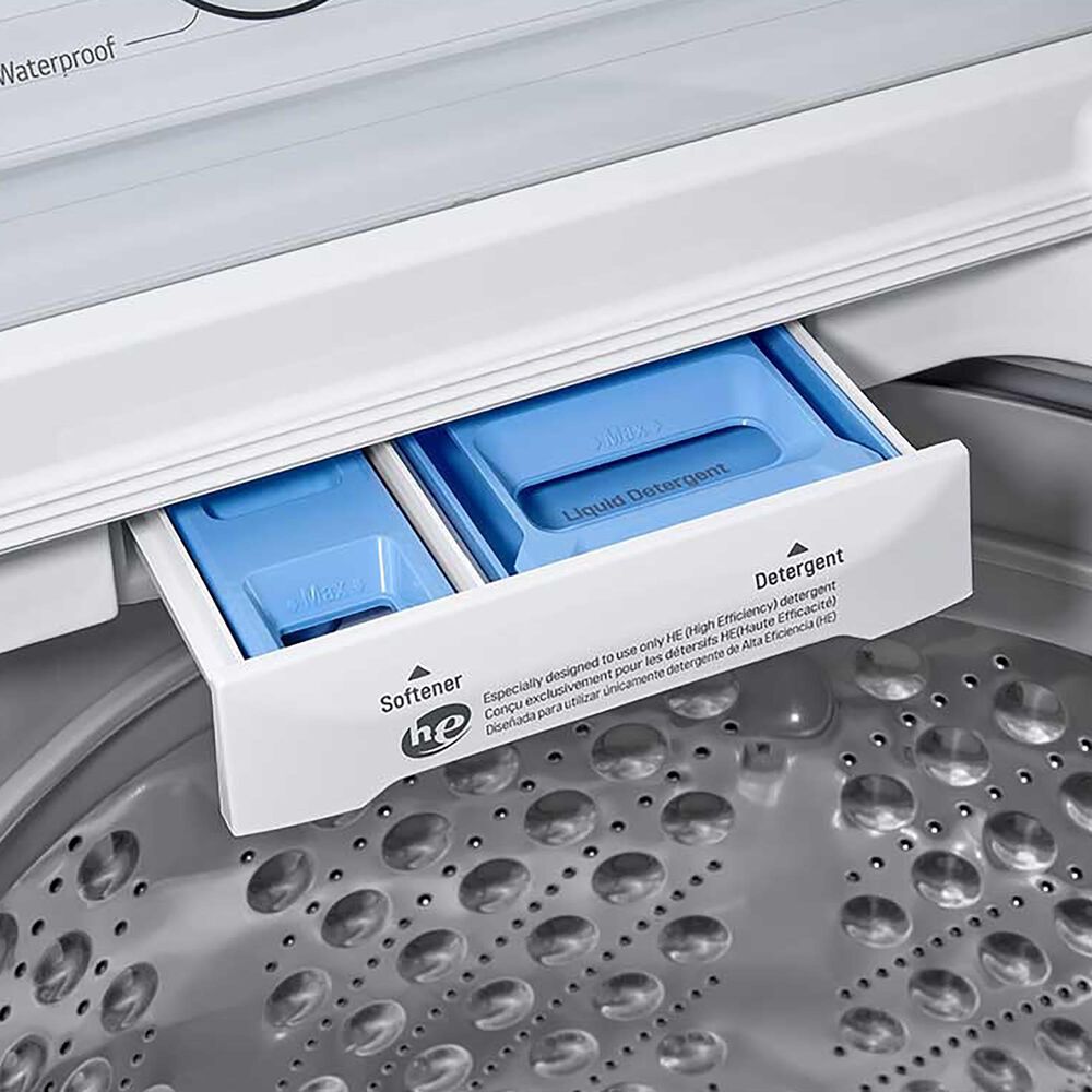 LG 4.5 Cu. Ft. WT7000CW Top Load Washer in White, , large